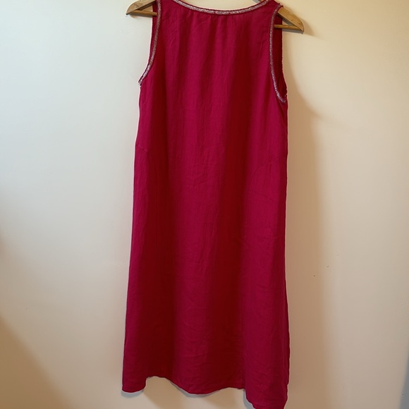 Piazza Del Tempio Linen Midi Dress - Picture 7 of 10